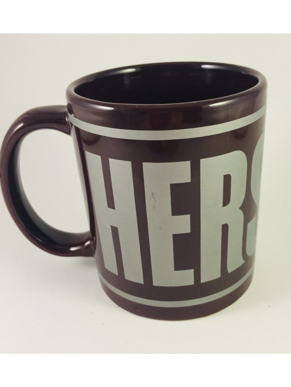 Hershey's Coffee Mug Cup by Galerie 12oz Chocolate Brown Big Letters